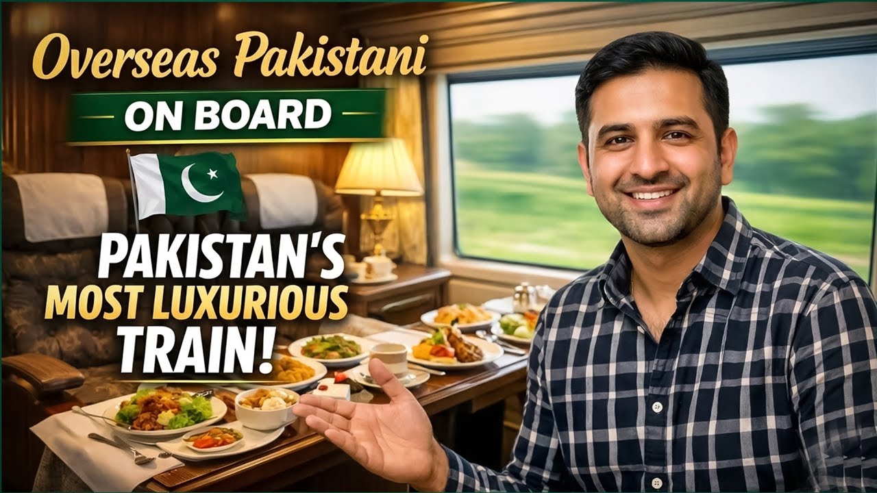 “From Abroad to Onboard  An Overseas Pakistani Tries Pakistan’s Luxury Train”