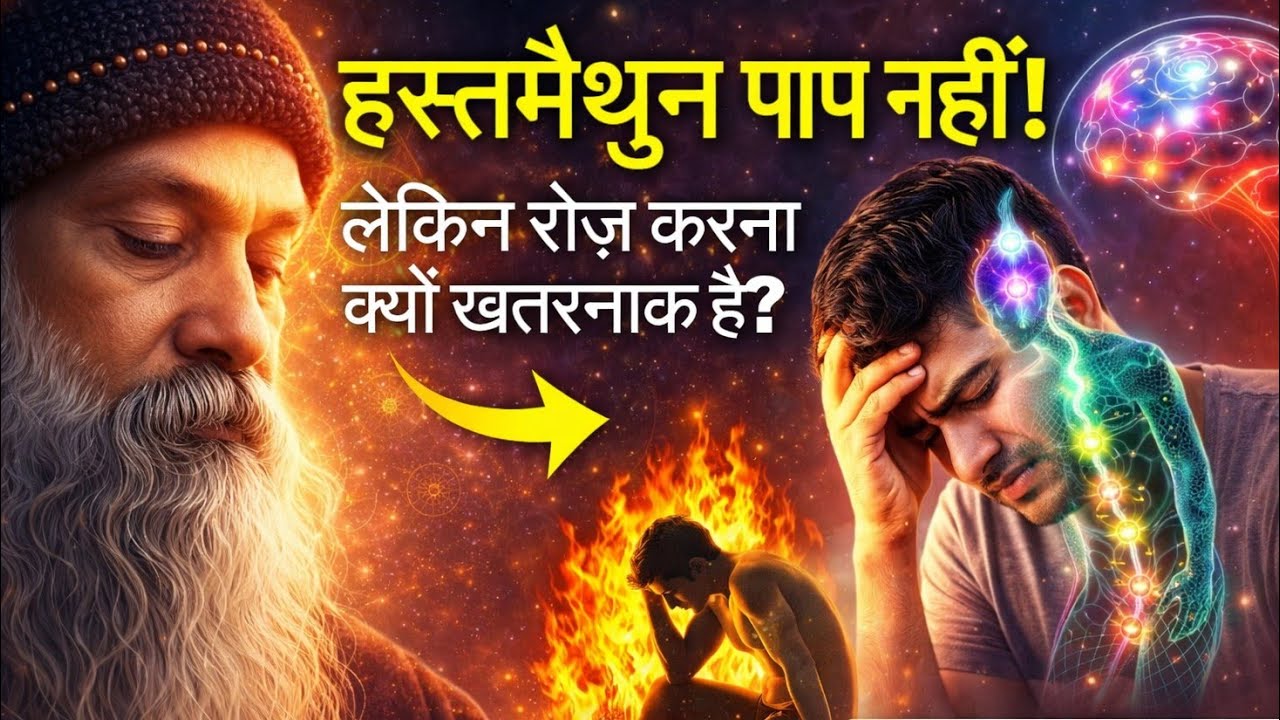 OSHO - हस्तमैथुन पाप नहीं – लेकिन रोज़ करना जहर है | Brain Science | Osho Hindi Speech #osho