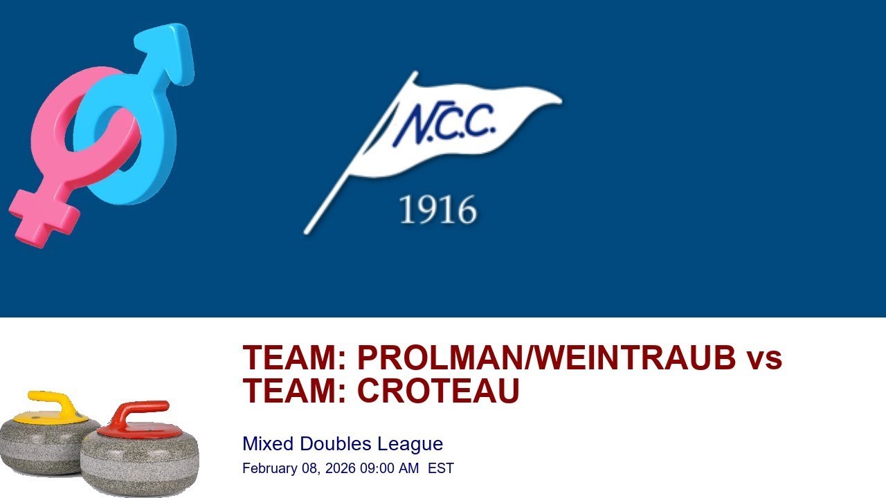 S3: NCC Mixed Doubles League | TEAM: PROLMAN/WEINTRAUB vs TEAM: CROTEAU