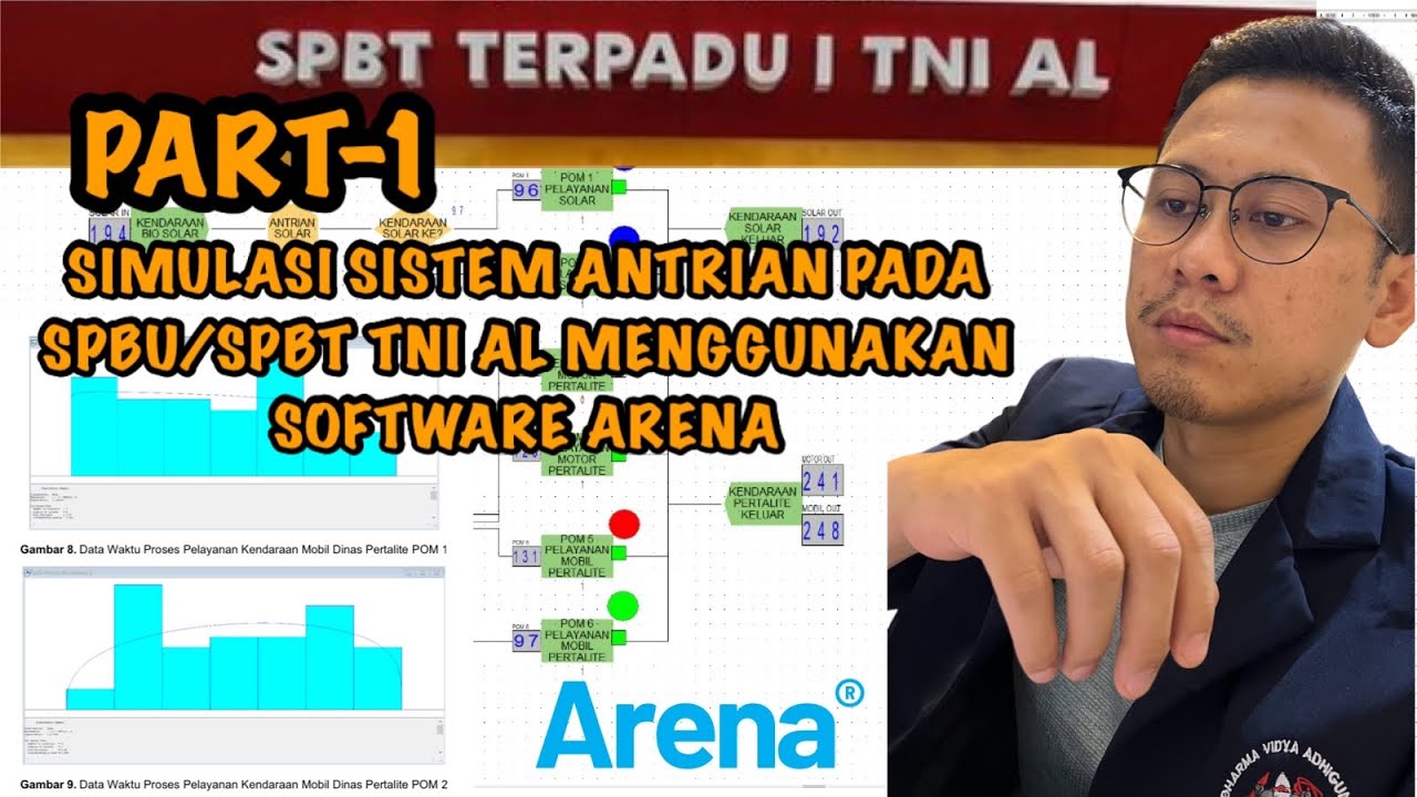 PART-1 (SIMULASI SISTEM ANTRIAN PADA SPBU/SPBT MENGGUNAKAN SOFTWARE ARENA DENGAN REKOMENDASI SISTEM)