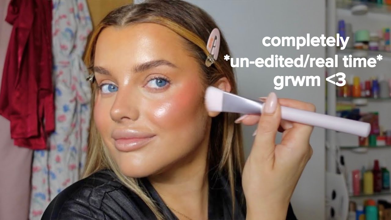 *real time/unedited* make up routine (basically facetime vibes)