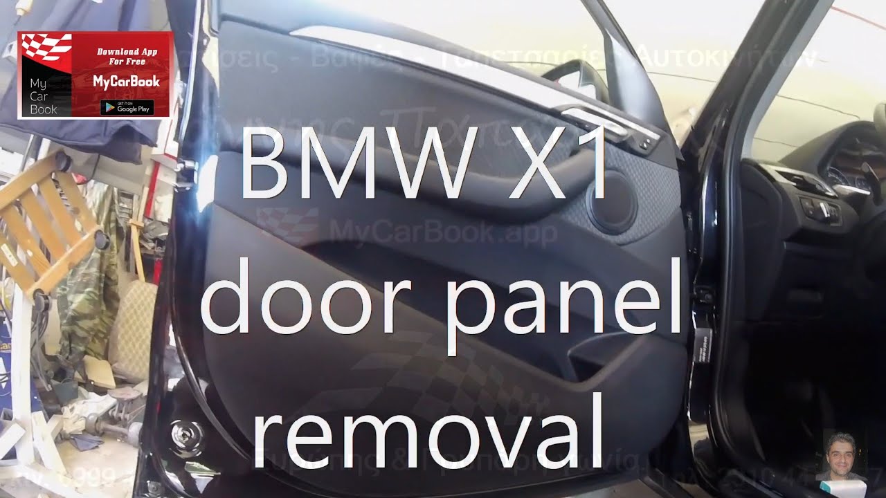 BMW X1 (F48)  2016–2022  door panel removal