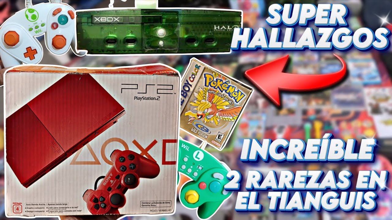 PS2 Muy Rara En El Tianguis Por $75?!! Chachareando Videojuegos Xbox Edición Halo Controles Nintendo