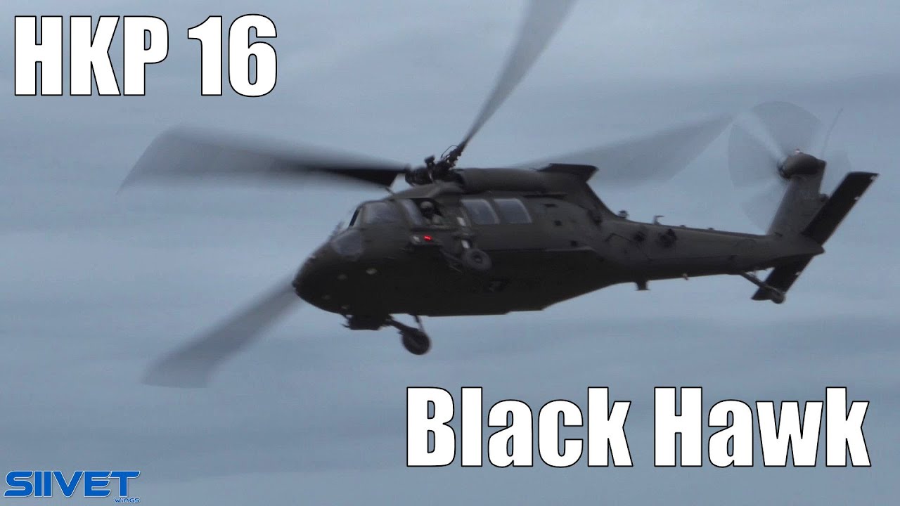 UH-60 Black Hawk (HKP 16 ) Full Airshow Helicopter Aerobatics Display - SweAF 2024