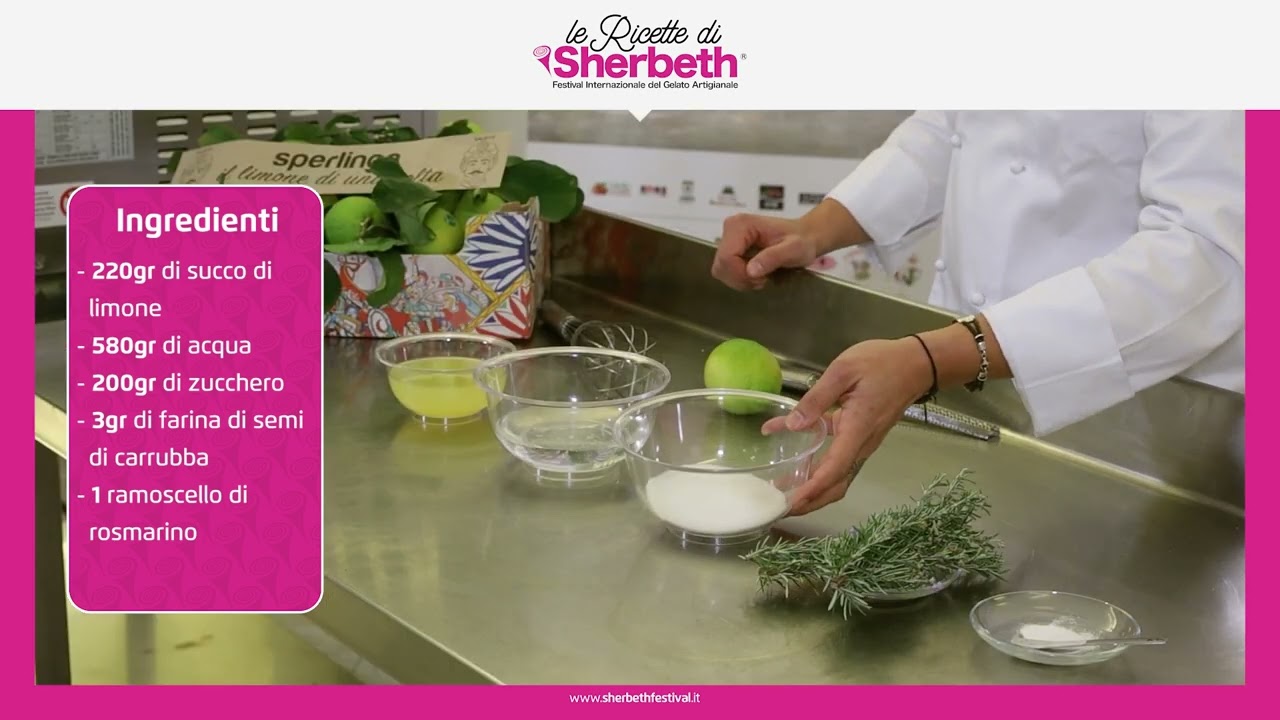 Le ricette di Sherbeth - Il gelato al limone di Antonio Scarfone