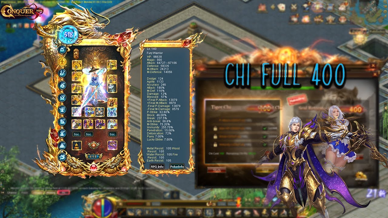 Play Conquer Online turning a little CHI, FULL 400