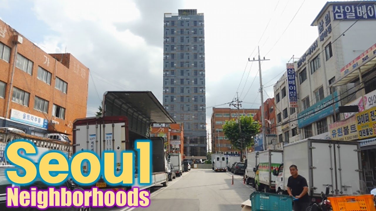 Seoul, Korea - Walking Tour of Neighborhood - 4K - Dapsimni 2-dong [Dongdaemun-gu 3] 15(3)-18