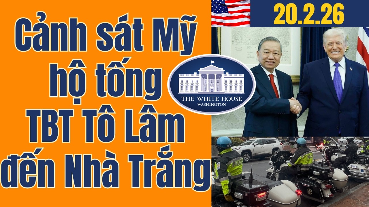 Cảnh sát Mỹ nẹt pô, hộ tống TBT Tô Lâm đến Nhà Trắng gặp TT Trump