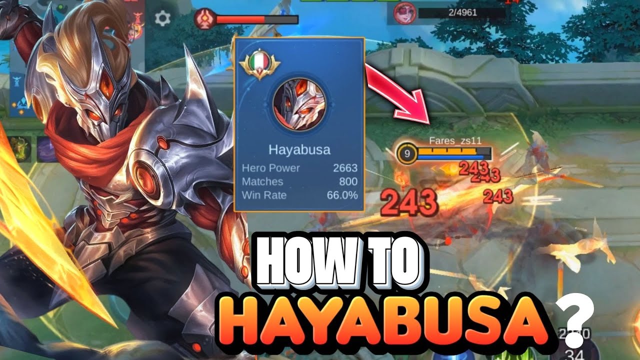 HOW TO USE HAYABUSA LIKE A REAL PRO