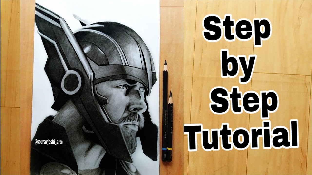 How I draw Thor | step by step