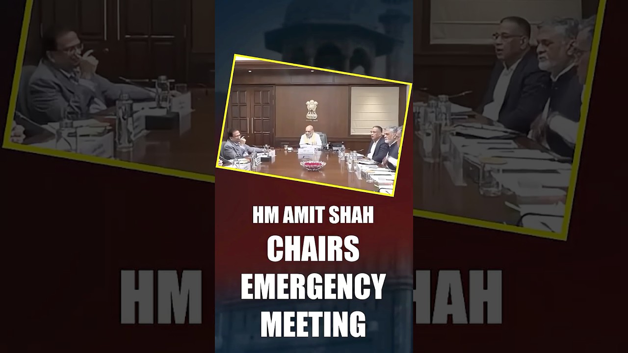 Home Minister Amit Shah Chairs High-Level Meeting After Delhi Blast Near Lal Qila