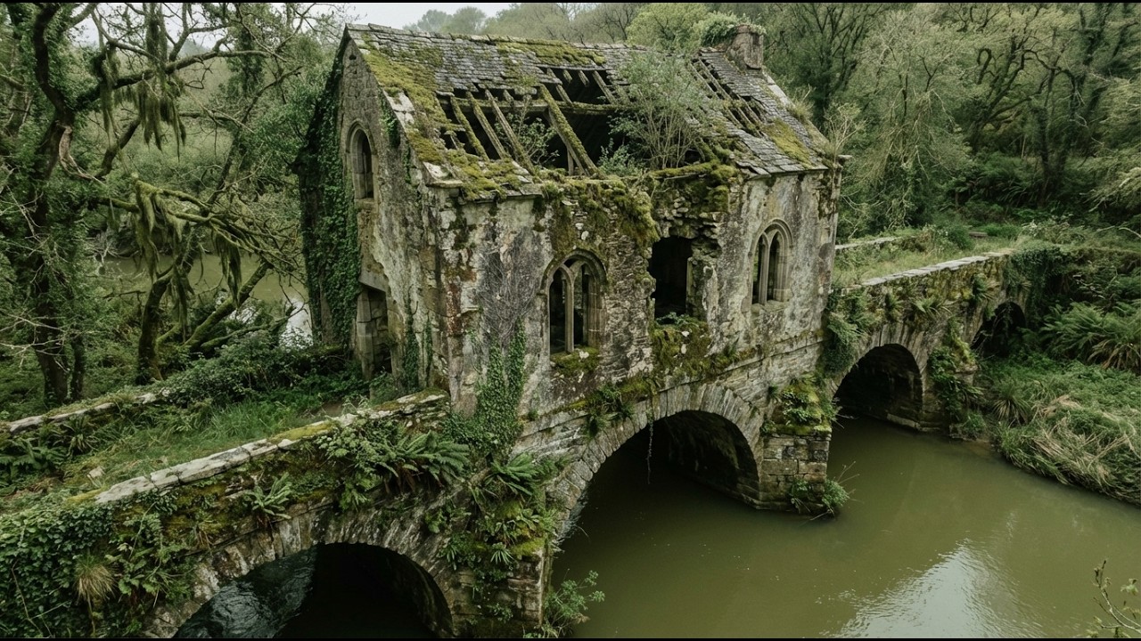 I Turned an Abandoned Stone Bridge House and Turned it into a Luxury Home (ASMR)