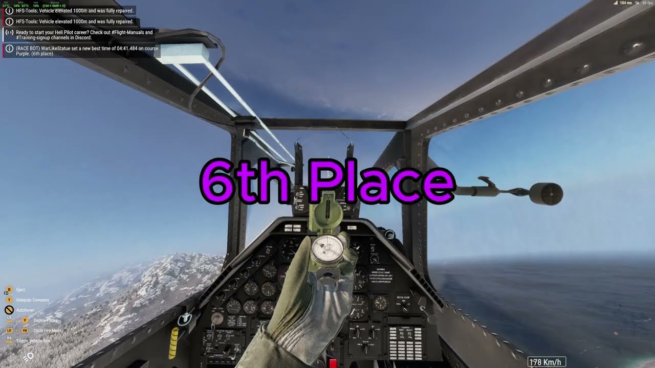 Arma Reforger/ Purple Course Heli Flight School- 6TH PLACE in 105 HOURS+ (Crash Montage)
