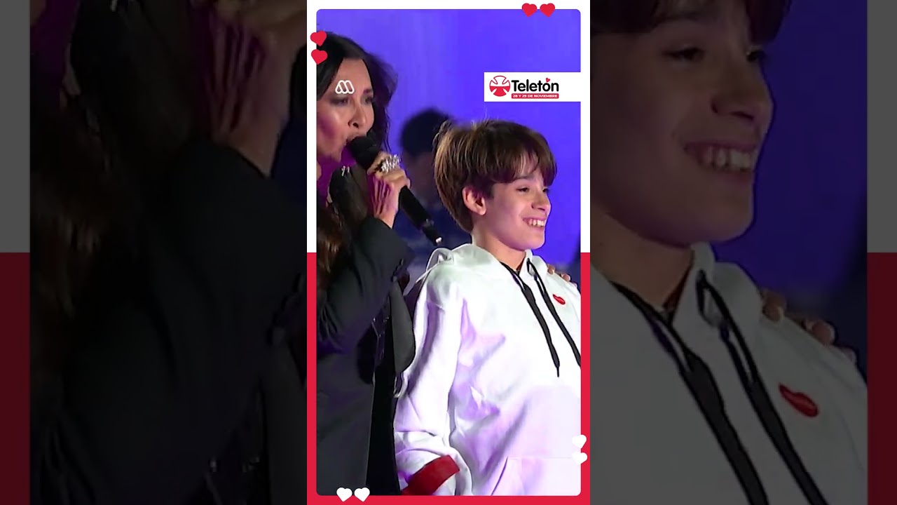 Myriam Hernández lideró el himno de la Teletón