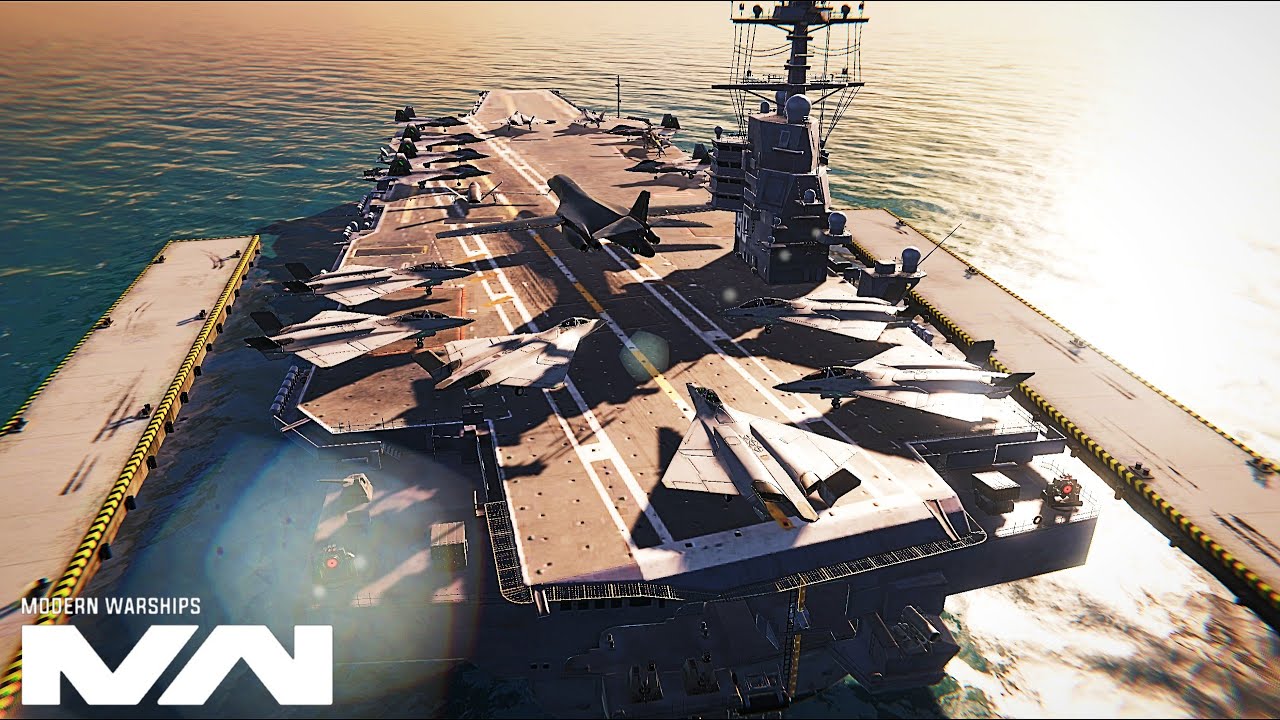 USS Enterprise - Full American Equipments Gameplay - Modern Warships