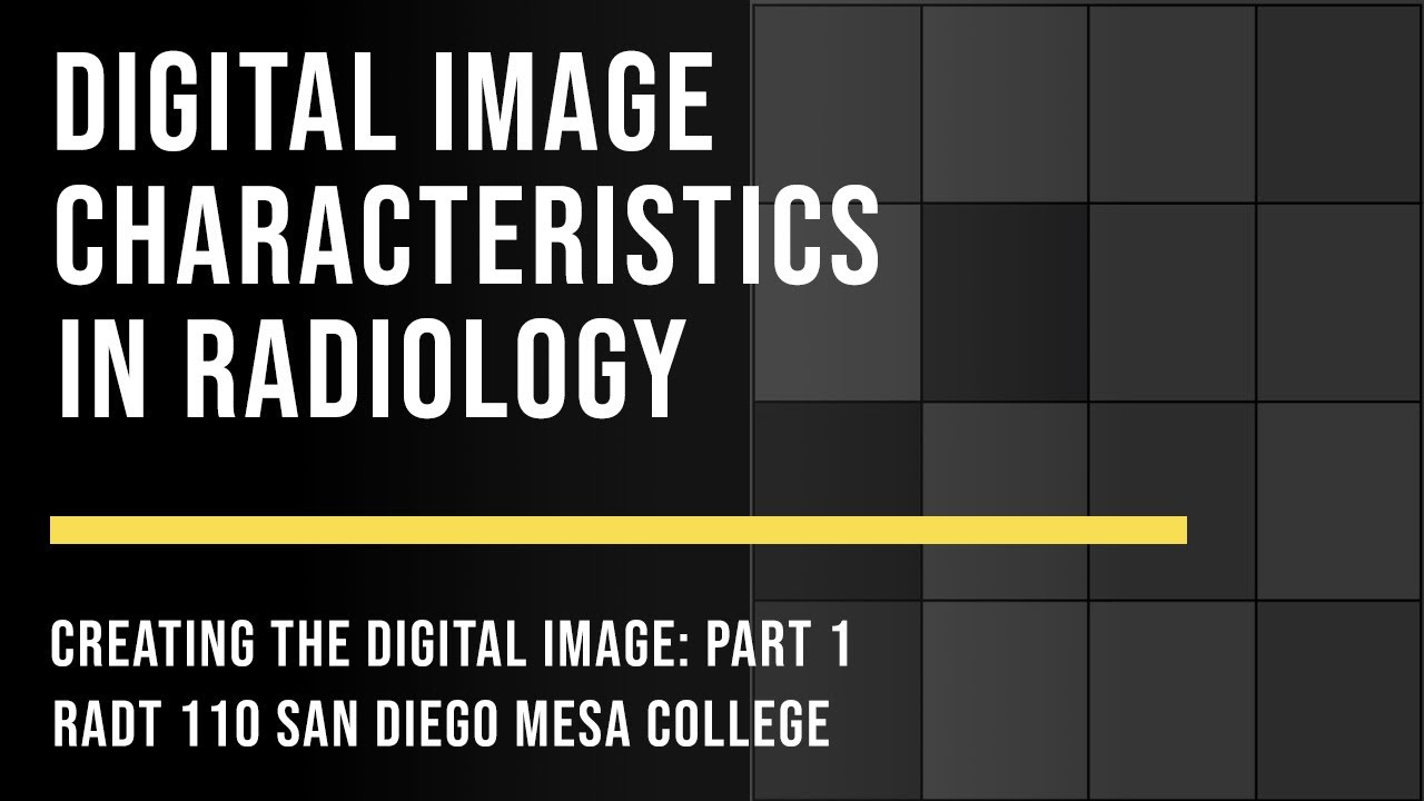 Digital Image Characteristics in Radiology