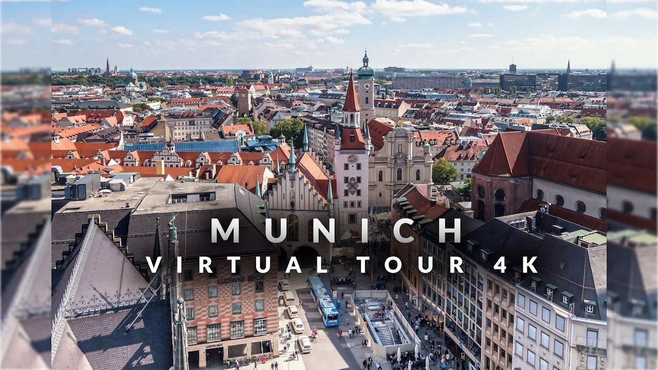 Munich Town Center Walk 🇩🇪 Exploring Marienplatz & Old Town Streets 4K