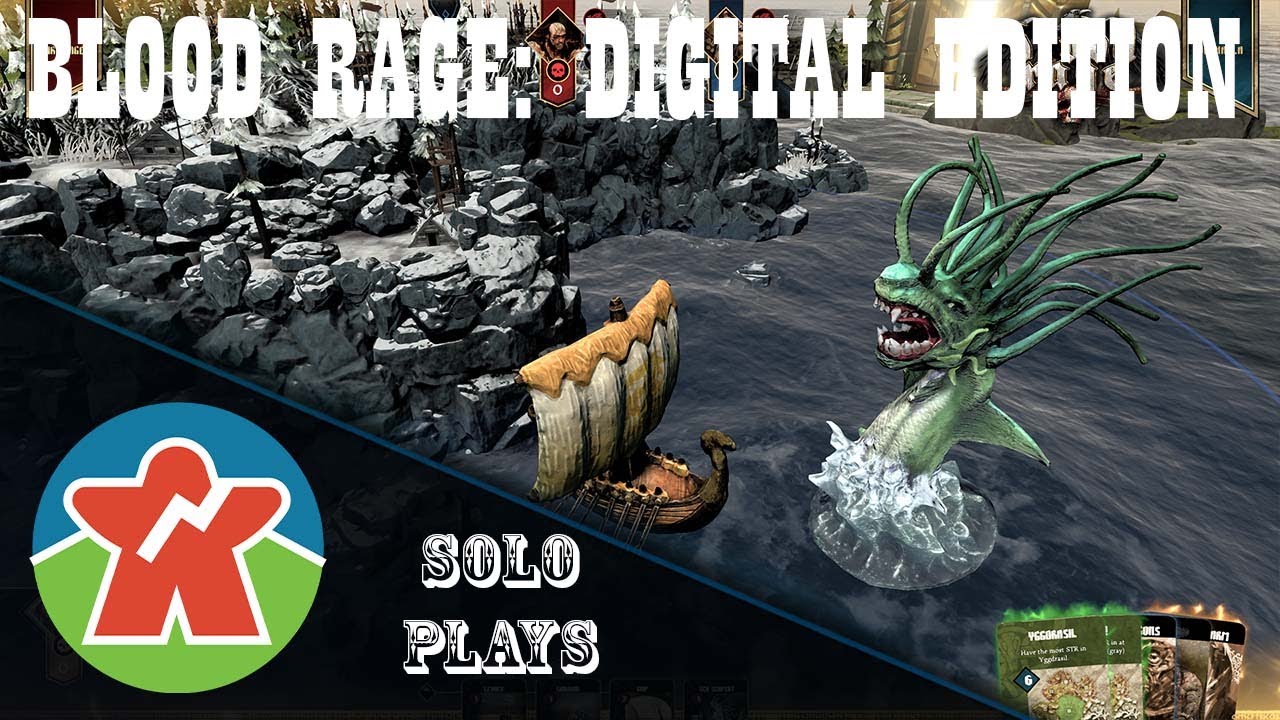 Blood Rage: Digital Edition - Single Player vs AI - The Broken Meeple