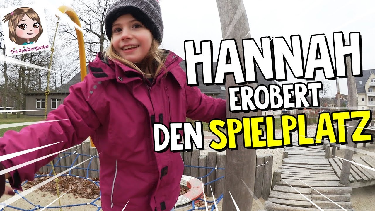 SPASS AUF DEM SPIELPLATZ an der Ostsee - Hannah am Strand und beim Ziegen füttern