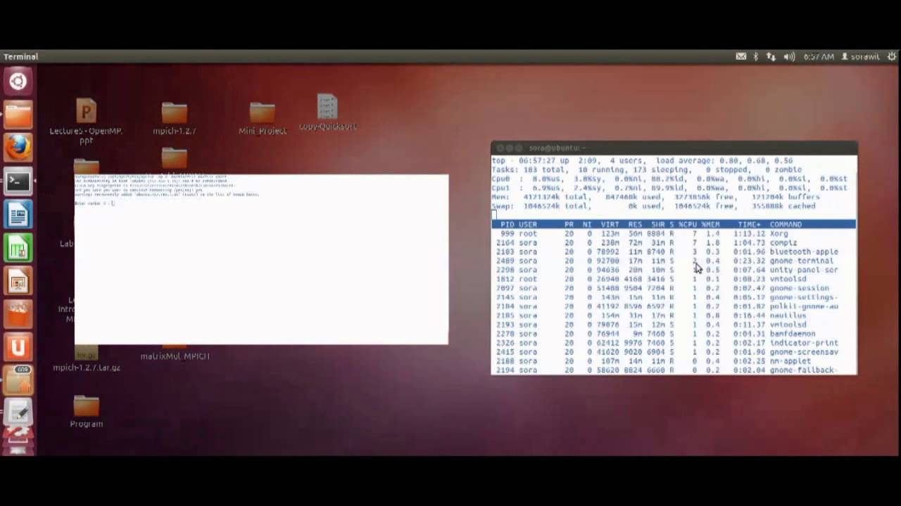 Parallel Program Quick Sort In MPICH