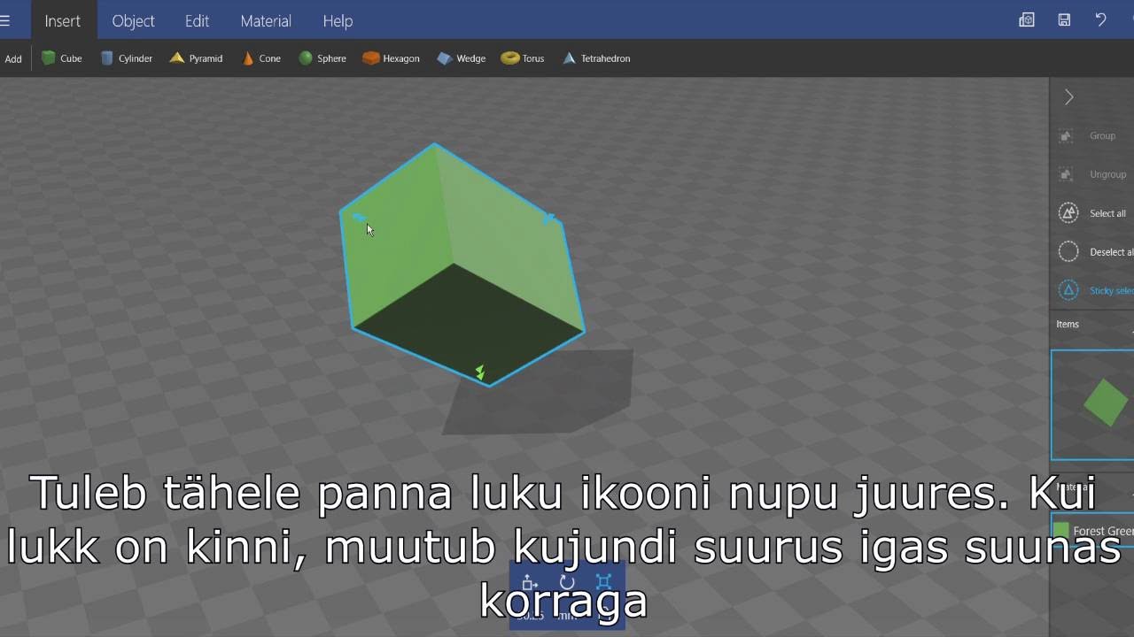 Microsoft 3D Builder juhend