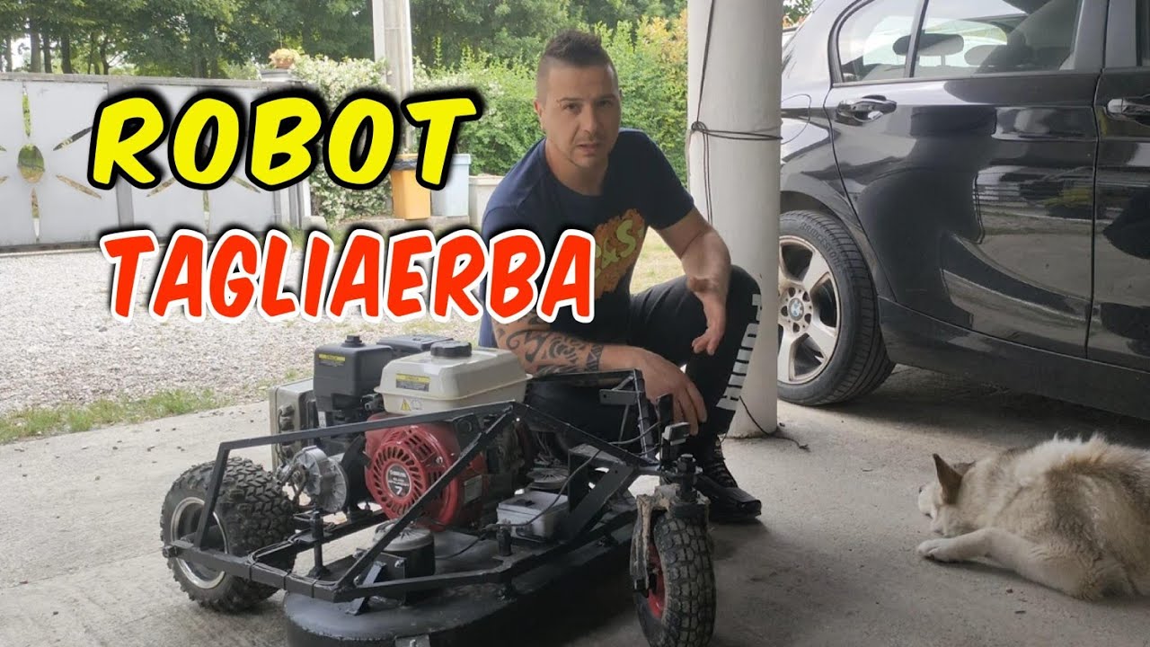 Robot Tagliaerba 🔧 Fai da Te – Android + Raspberry pi 5 + Motore a Scoppio e Brushless ⚙️🌱 Homemade