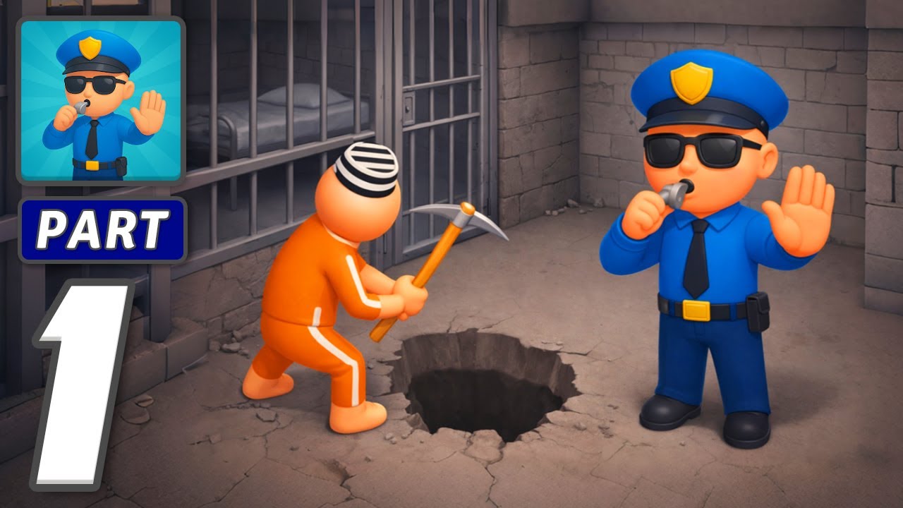 Police Station Idle - Gameplay Walkthrough Part 1 - Run The Station Smoothly (iOS, Android)