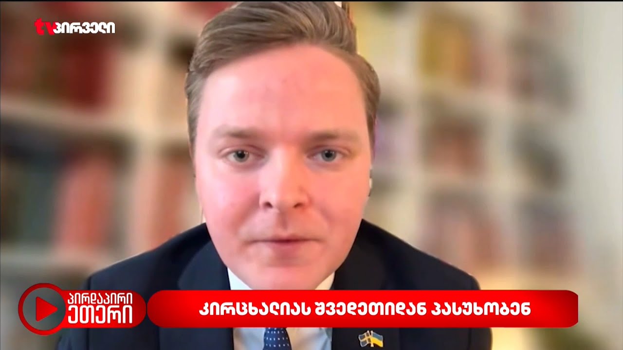 პირველი ინტერვიუ შვედ დეპუტატთან, რომელმაც ოცნება ტყუილში ამხილა