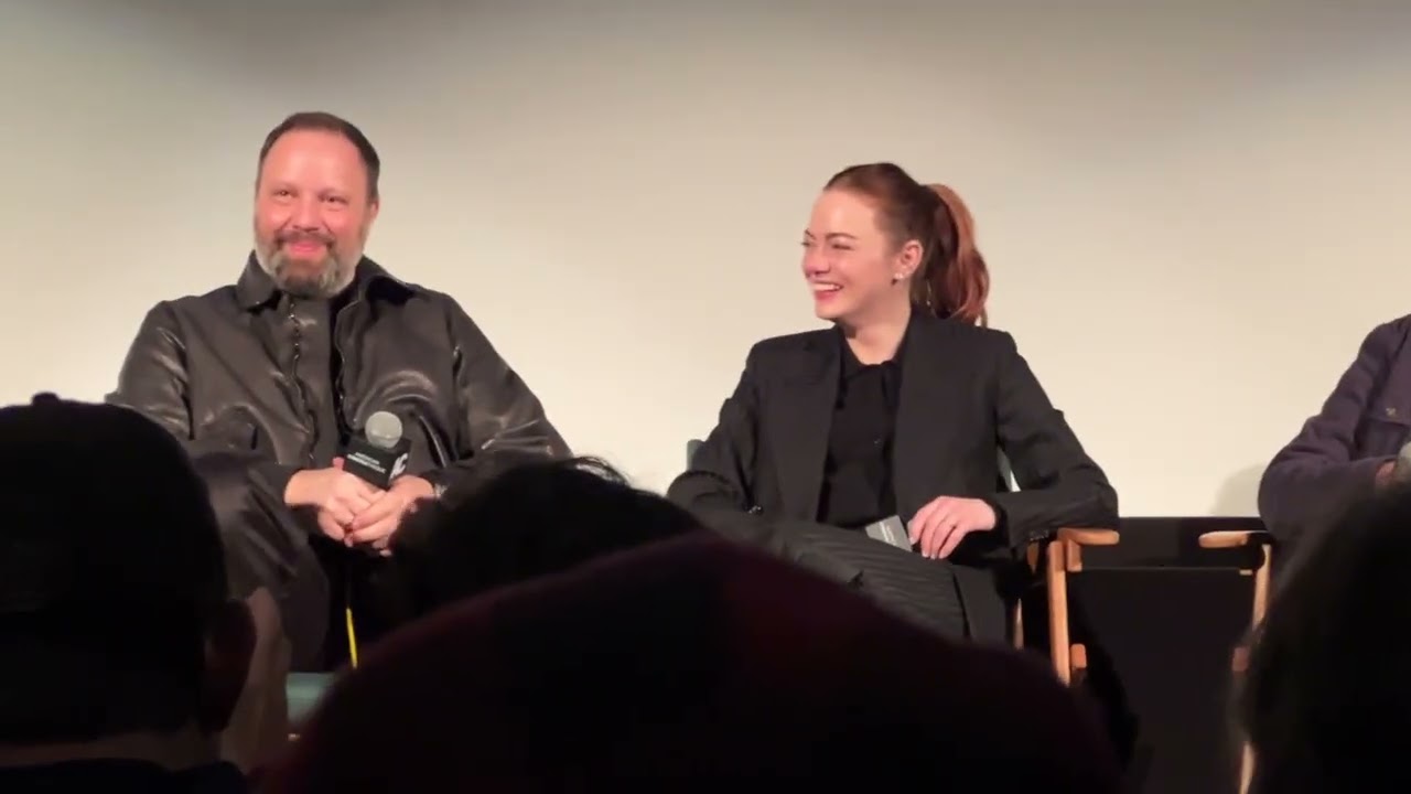 2024.02.12 POOR THINGS Q&A with Yorgos Lanthimos, Emma Stone, Tony McNamara (Aero)