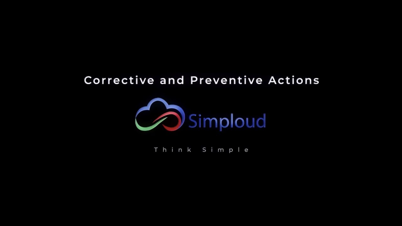 Simploud QMS - Corrective and Preventive Actions (CAPA)