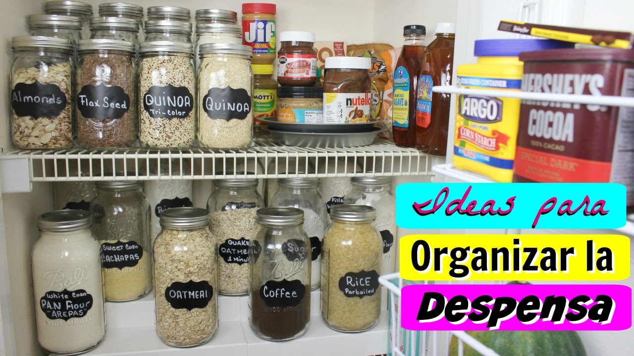 Ideas como organizar la despensa / Alicia Borchardt