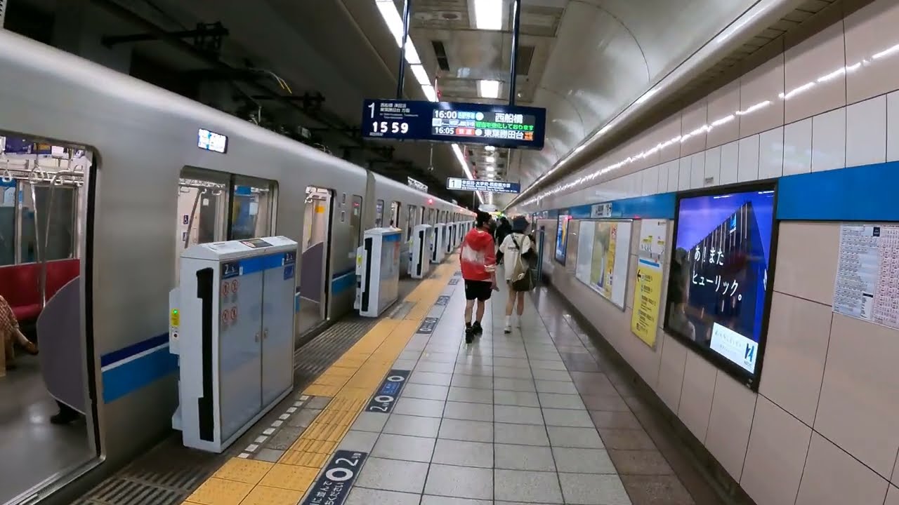 Takadanobaba Station T03 Walk | Tokyo Metro Tozai Line Exploration | Japan 4K ASMR