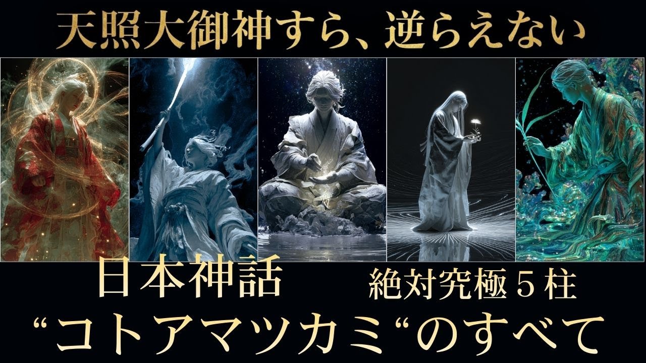 【日本神話】天照大御神すら逆らえない。宇宙を創りし絶対究極の5柱「別天津神（ことあまつかみ）」の正体