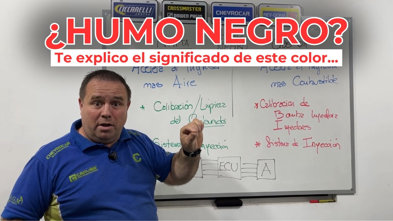 Por ESTO el auto hecha Humo Negro del Escape 🧑‍🔧