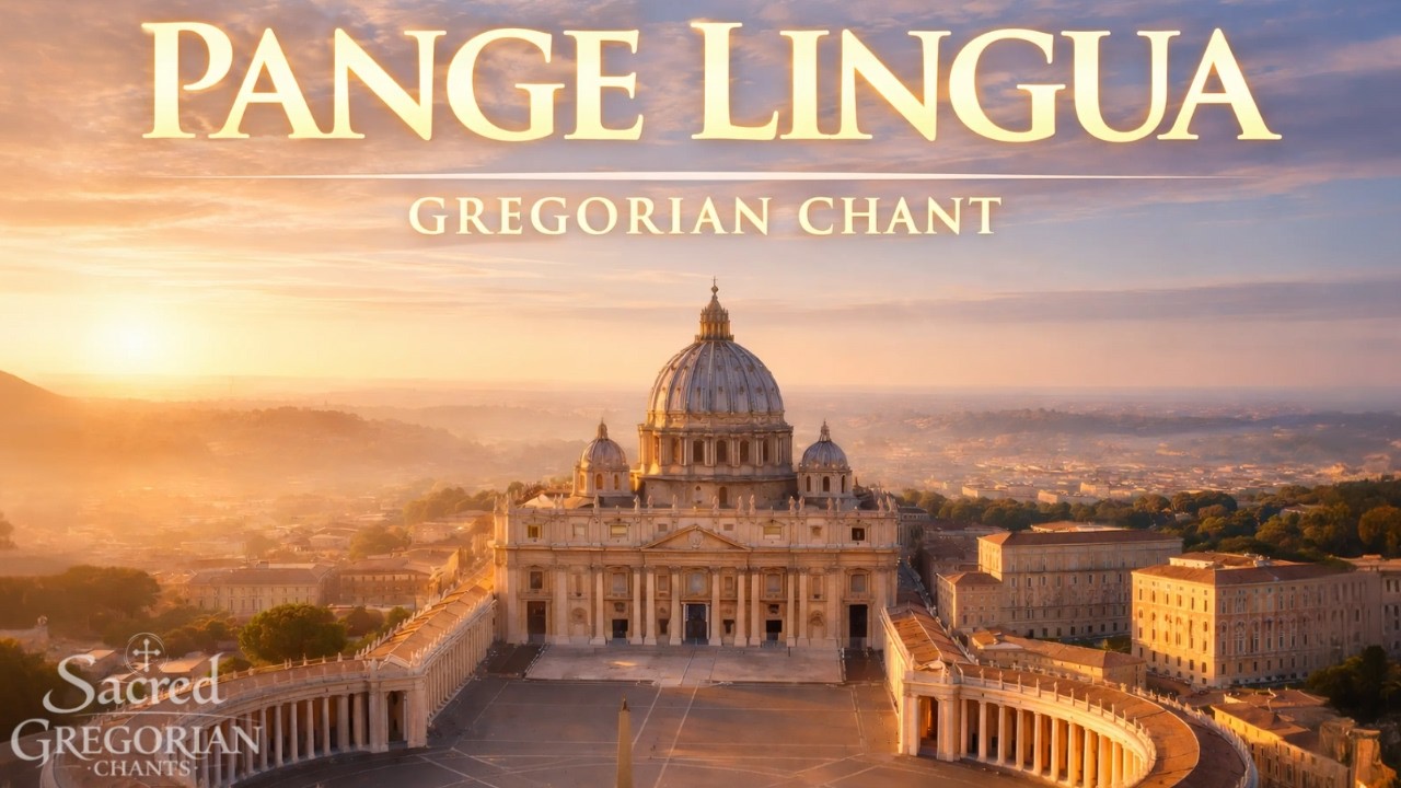 Pange Lingua Gloriosi – Gregorian Chant ✝️ Latin Catholic Hymn (Lyrics + English) | 1 Hour