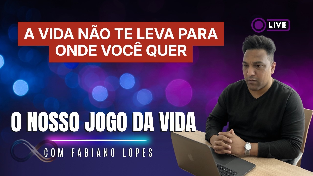 A VIDA te leva para onde VOCÊ ACEITA - | Mentoria O Nosso Jogo da Vida 05/52 | às 20h dia 09/02