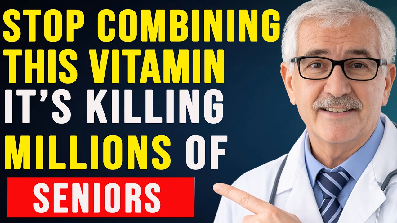 Cardiologist Warns: These 6 Vitamin Increase the Risk of Heart Attack and Stroke in the Elderly
