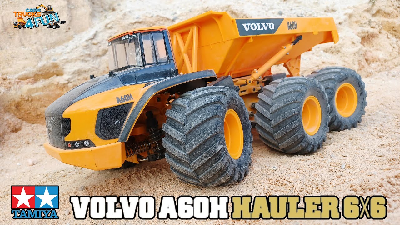 Volvo A60H Hauler 6x6 | 4WS Steering | Tamiya G6-01 | Unboxing & First Drive | Cars Trucks 4 Fun