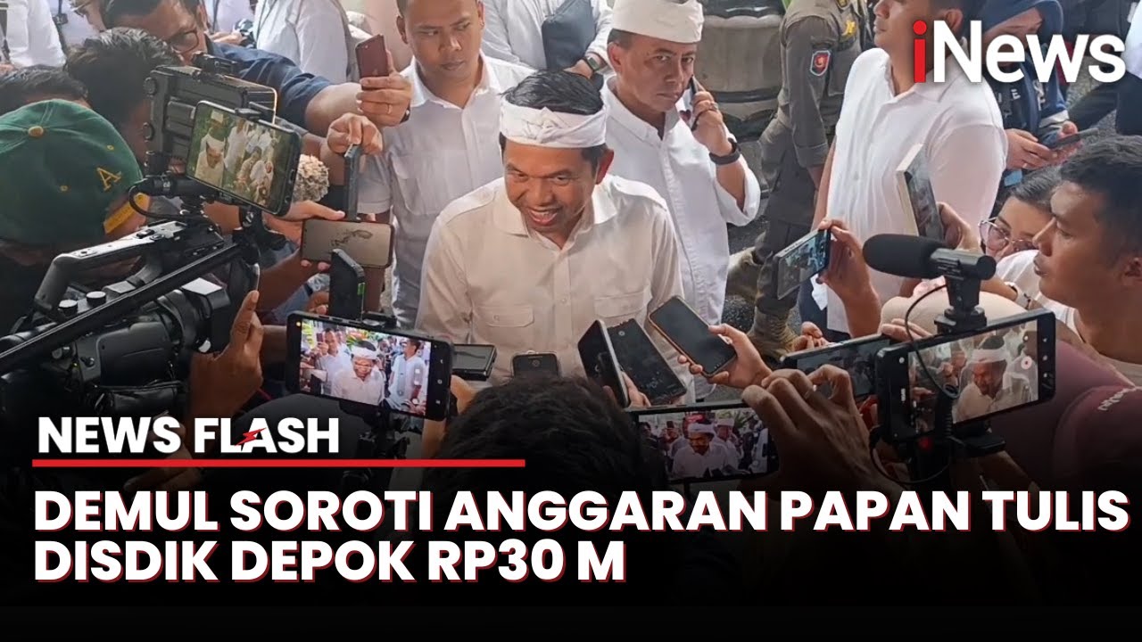 Dedi Mulyadi Minta Hapus Anggaran Papan Tulis Interaktif Rp30 Miliar Disdik Depok | News Flash