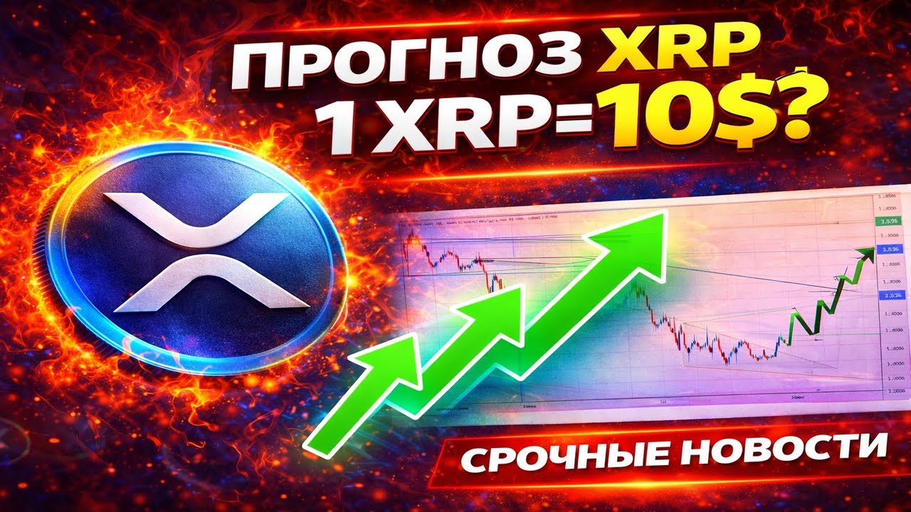 ⚠️ Прогноз цены XRP до 10$!? +184% объёма торгов и вход Уолл-стрит на миллионы XRP