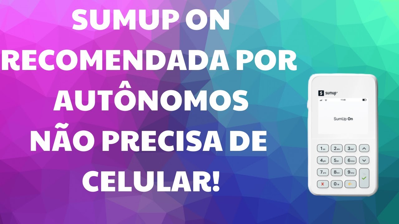 MAQUININHA DE CARTÃO SUMUP  ON ( SEM PRECISAR DO CELULAR 2021 ATUALIZADO)