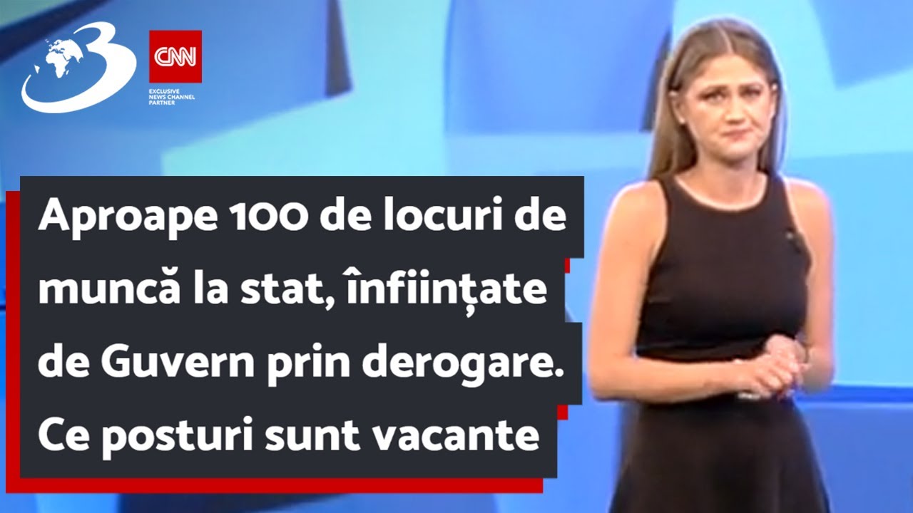 Aproape 100 de locuri de muncă la stat, înființate de Guvern prin derogare. Ce posturi sunt vacante