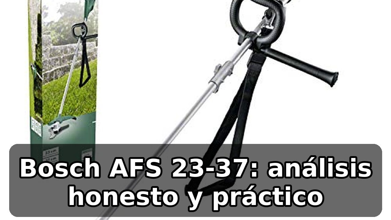 Review completa de la Bosch AFS 23-37: rendimiento real y ventajas para el jardín