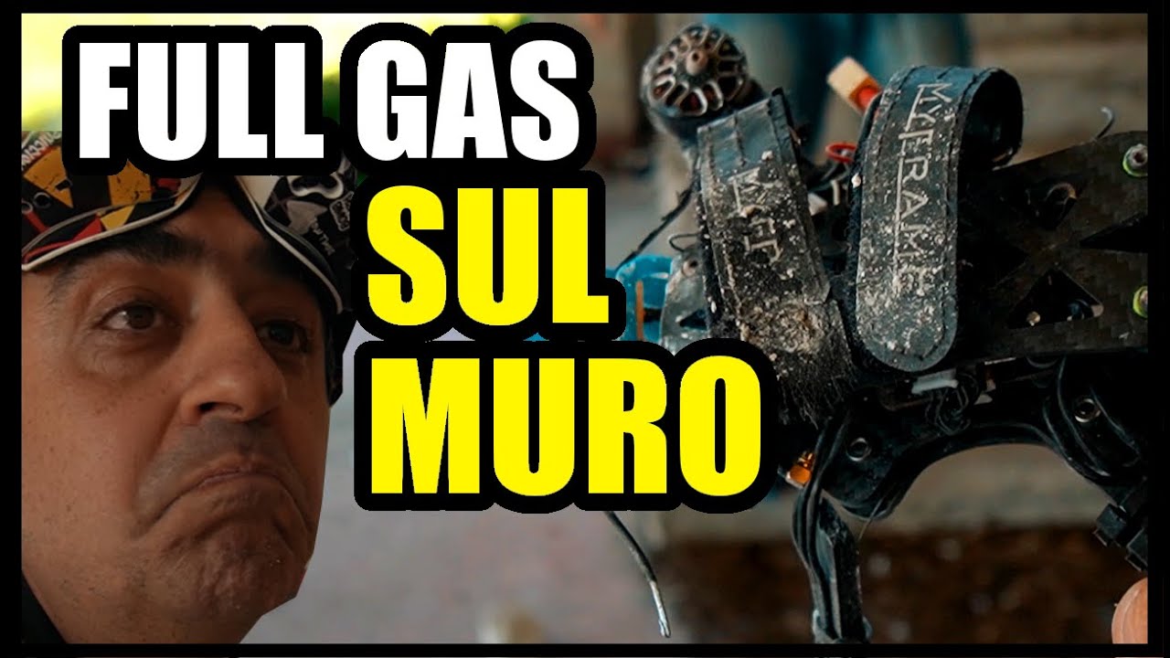 CRASH TEST D-ROCK v2 // A TUTTO GAS SUL MURO // FRAME MADE IN ITALY per DRONI FPV AUTOCOSTRUITI