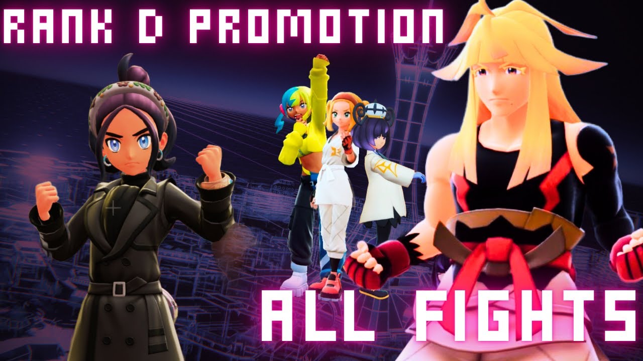 All Trainer Battles Before the Rank D Promotion Match vs Ivor | Pokémon Legends Z-A