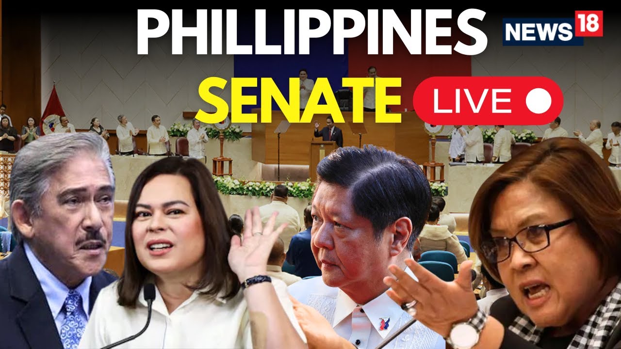 Philippines Senate LIVE : Major Clash In Philippines Senate Over Flood Scam | Sara Duterte | Marcos