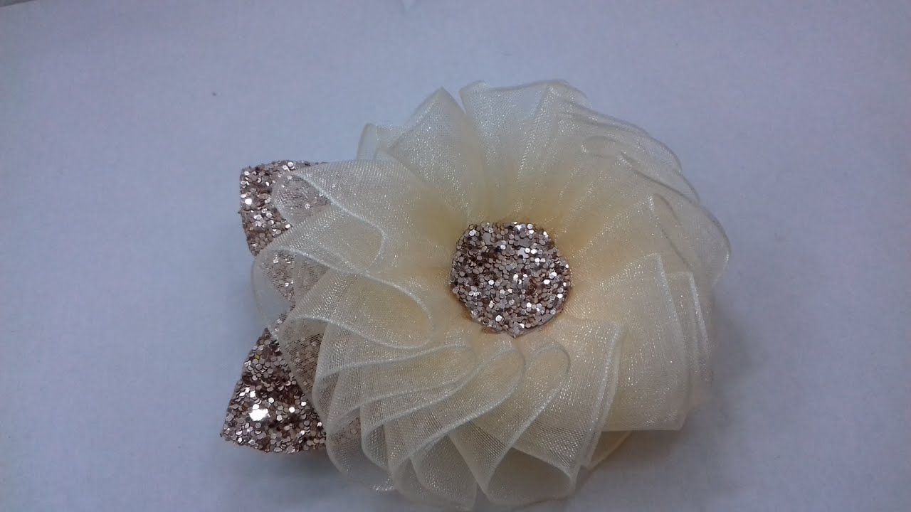 #توك_بنات_2020_اورجانزا_وردة الاورجانزا Diy_organza magic flower#