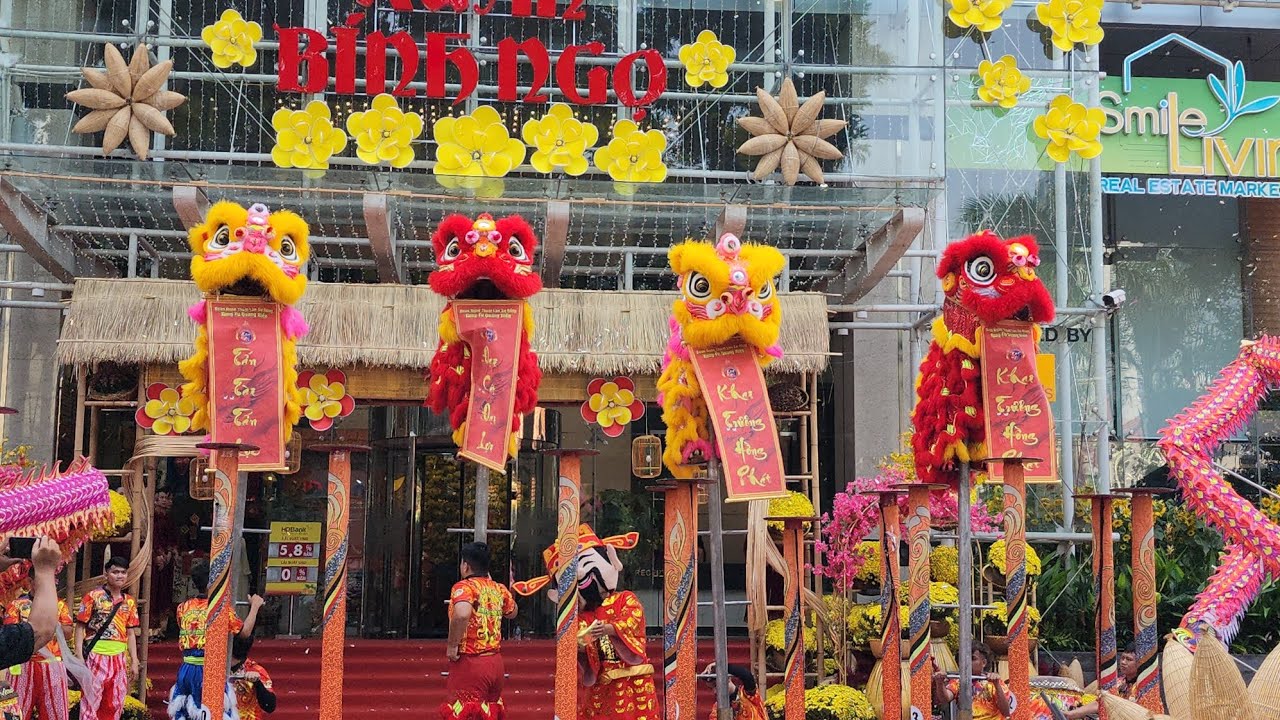 Múa lân khai trương Mùng 7 Tết Bính Ngọ | 23.02.2026 (07.01.2026 AL)