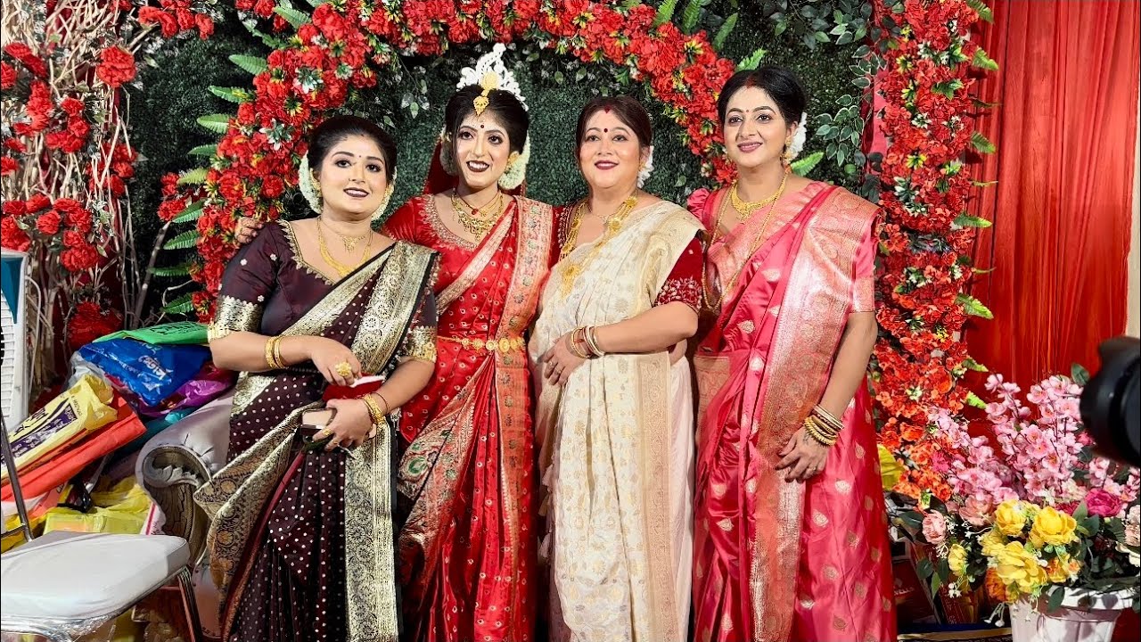 বরযাত্রীর বাসে করে চললাম সকালে ভাইএর বিয়ে দিতে..সাতপাক,শুভ দৃষ্টি,মালাবদল