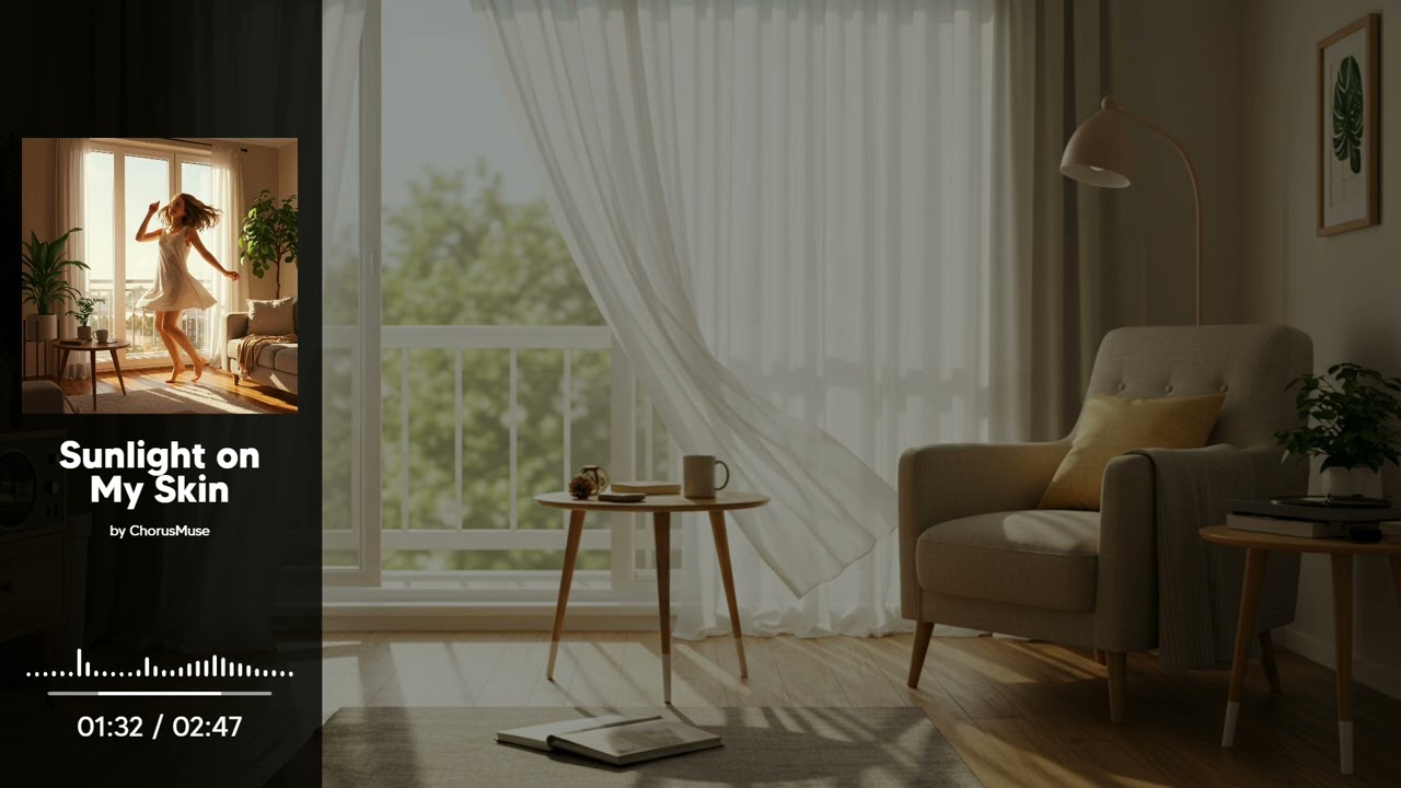 Sunlight on My Skin | Modern Pop / Chill Pop | Relaxed, Emotional, Daydreamy